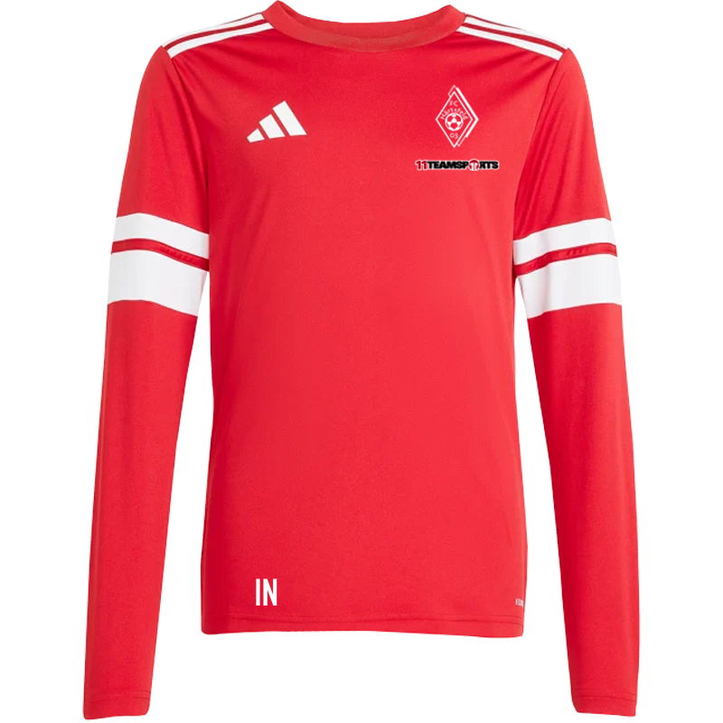 adidas Squadra 25 Trikot Langarm Rot (JE5297) /// Kids (JJ0041)