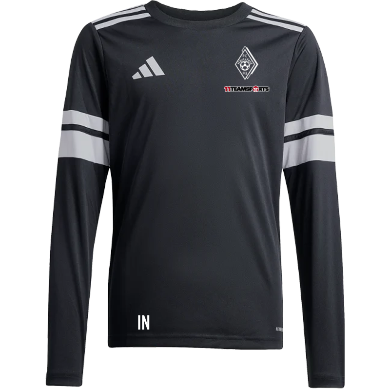 adidas Squadra 25 Trikot Langarm Schwarz (JF6073) /// Kids (JJ0047)